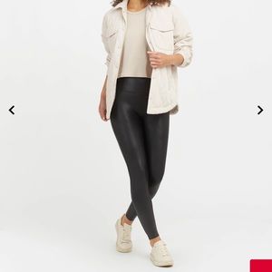 NWT spanx leather leggings